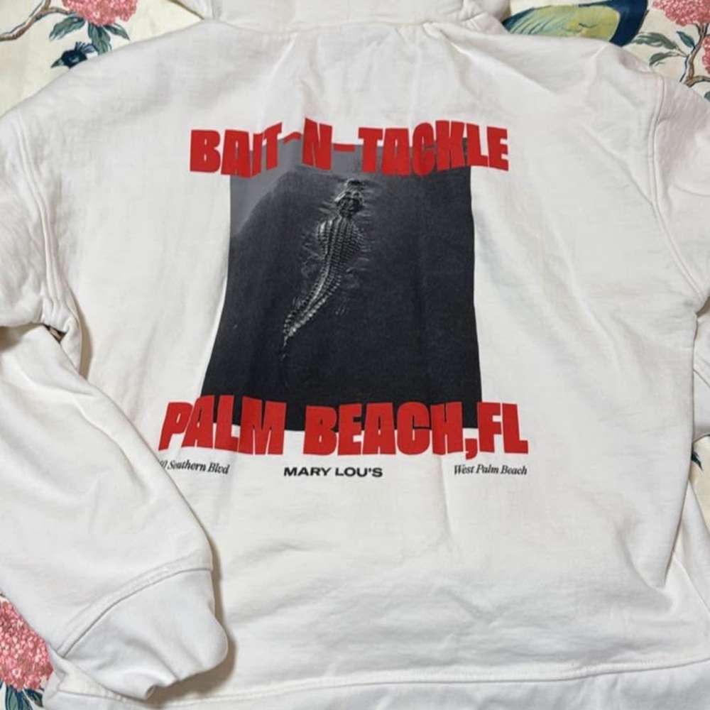 Mary Lou’s White Hoodie